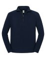Sweater met Rits Fruit of the Loom Iconic Premium Deep Navy